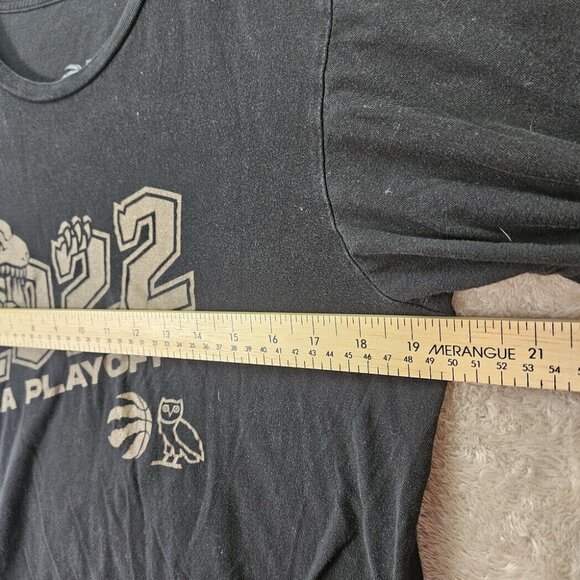 Octobers Very Own OVO Toronto Raptors 2022 NBA Playoffs T-Shirt Men's Sz M Black - Picture 3 of 10